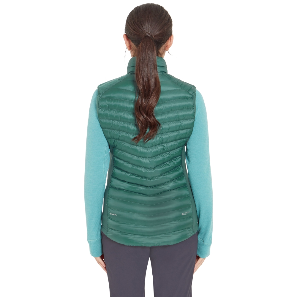 Rab Cirrus Flex Vest Women's Eucalyptus/Green Slate QIP-36-EGS jassen online bestellen bij Kathmandu Outdoor & Travel
