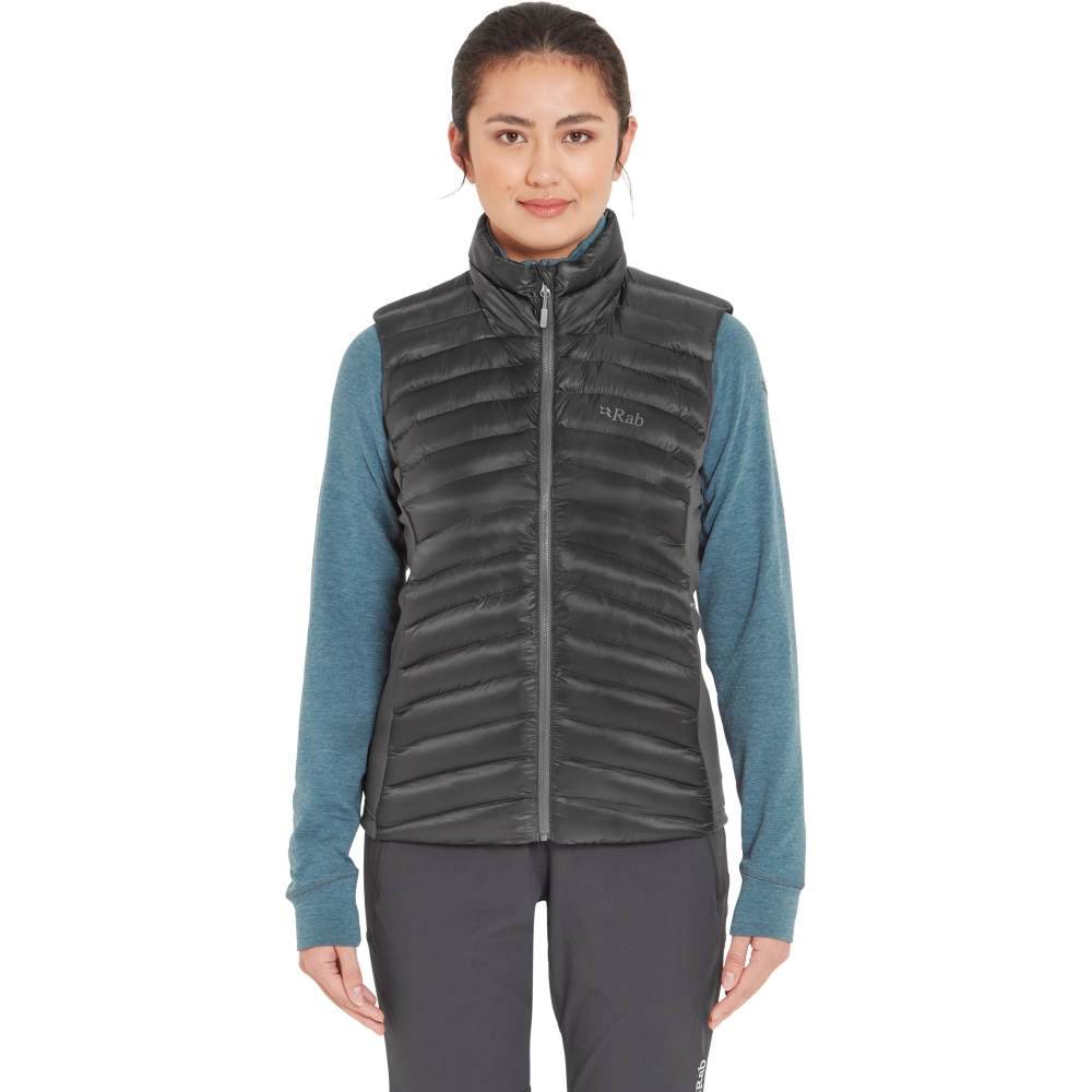 Rab Cirrus Flex Vest Women's Graphene QIP-36-GRH jassen online bestellen bij Kathmandu Outdoor & Travel