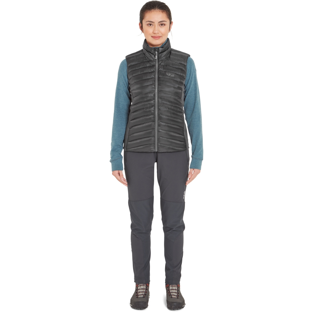 Rab Cirrus Flex Vest Women's Graphene QIP-36-GRH jassen online bestellen bij Kathmandu Outdoor & Travel