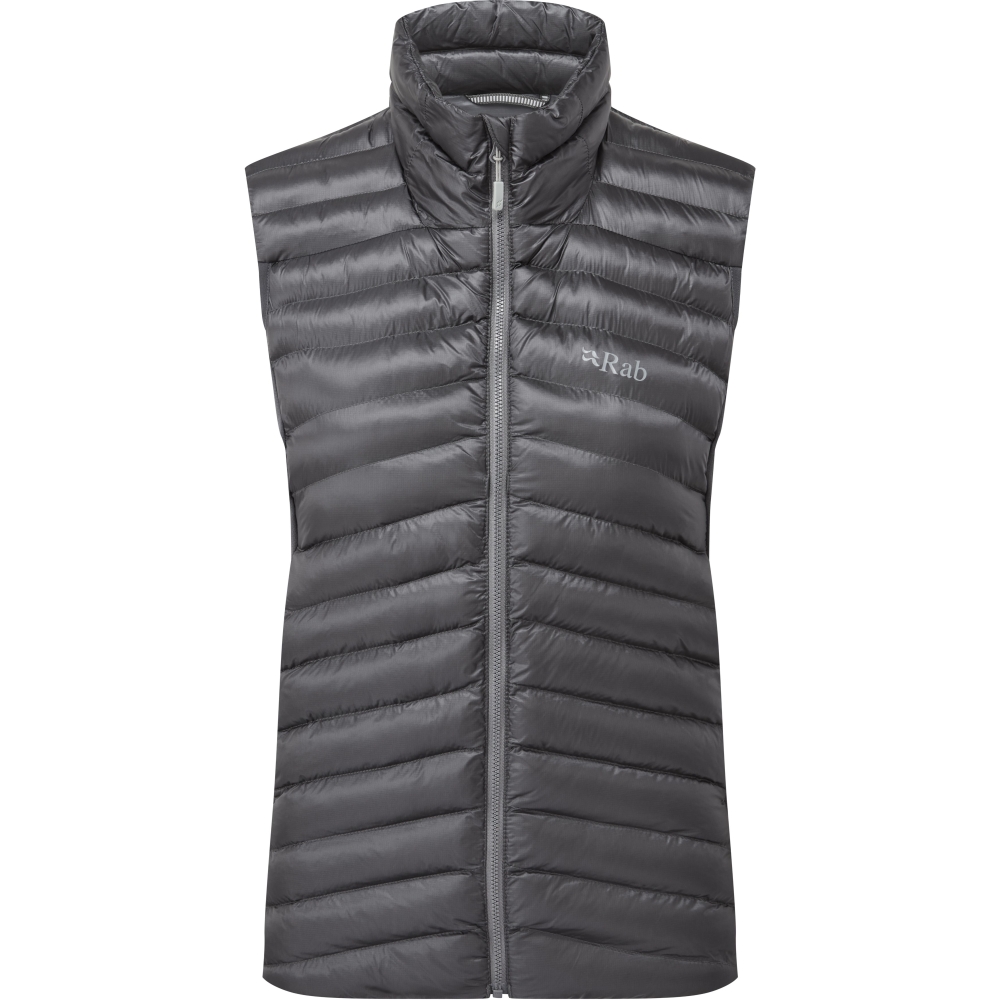 Rab Cirrus Flex Vest Women's Graphene QIP-36-GRH jassen online bestellen bij Kathmandu Outdoor & Travel