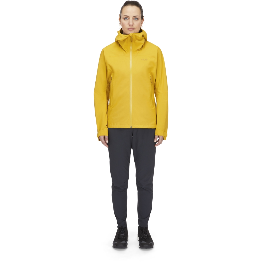 Rab Downpour Light Jacket Women's Sahara QWG-91-SAH jassen online bestellen bij Kathmandu Outdoor & Travel