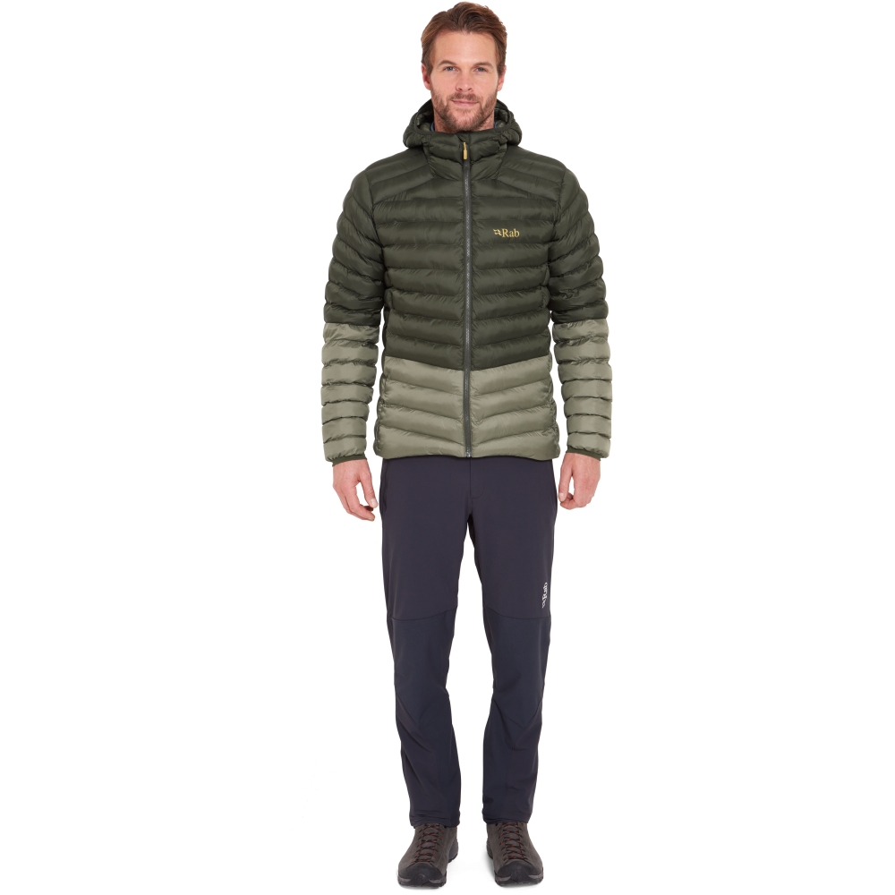 Rab Cirrus Alpine Army/Light Khaki QIP-25-ALK jassen online bestellen bij Kathmandu Outdoor & Travel