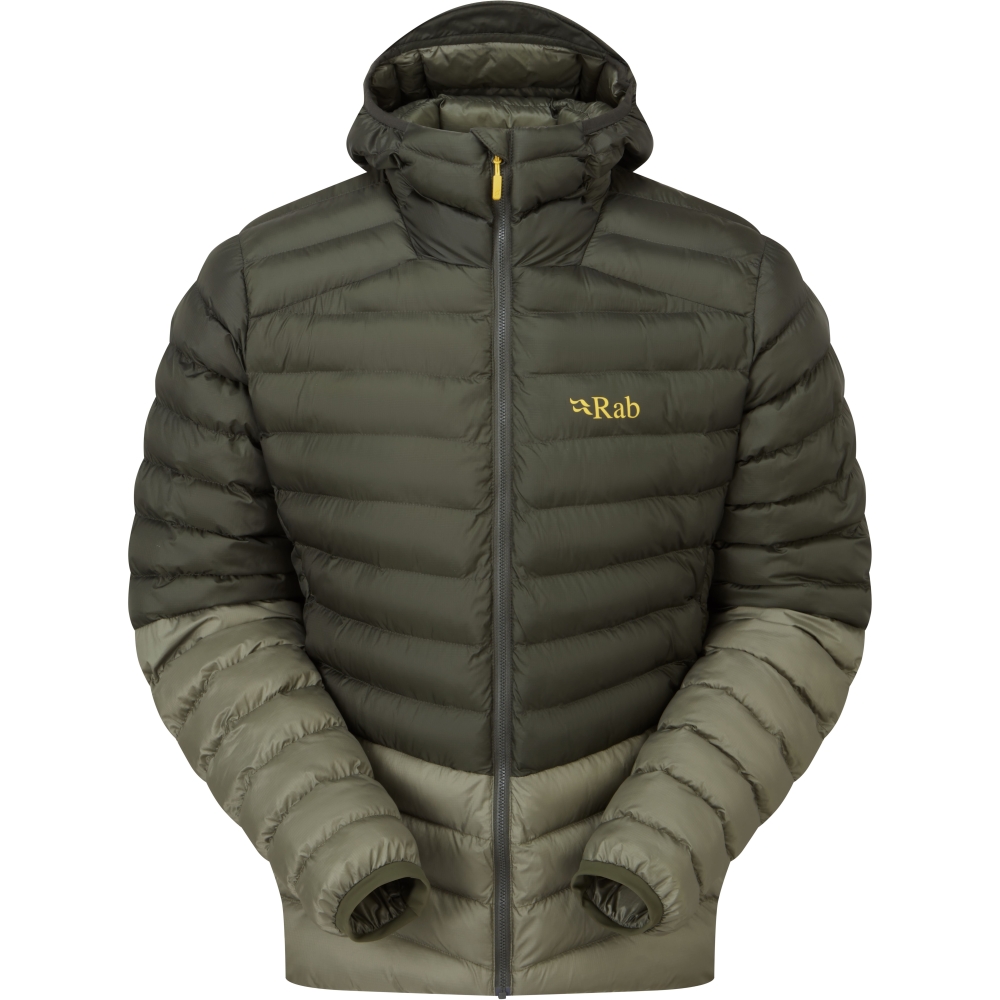 Rab Cirrus Alpine Army/Light Khaki QIP-25-ALK jassen online bestellen bij Kathmandu Outdoor & Travel