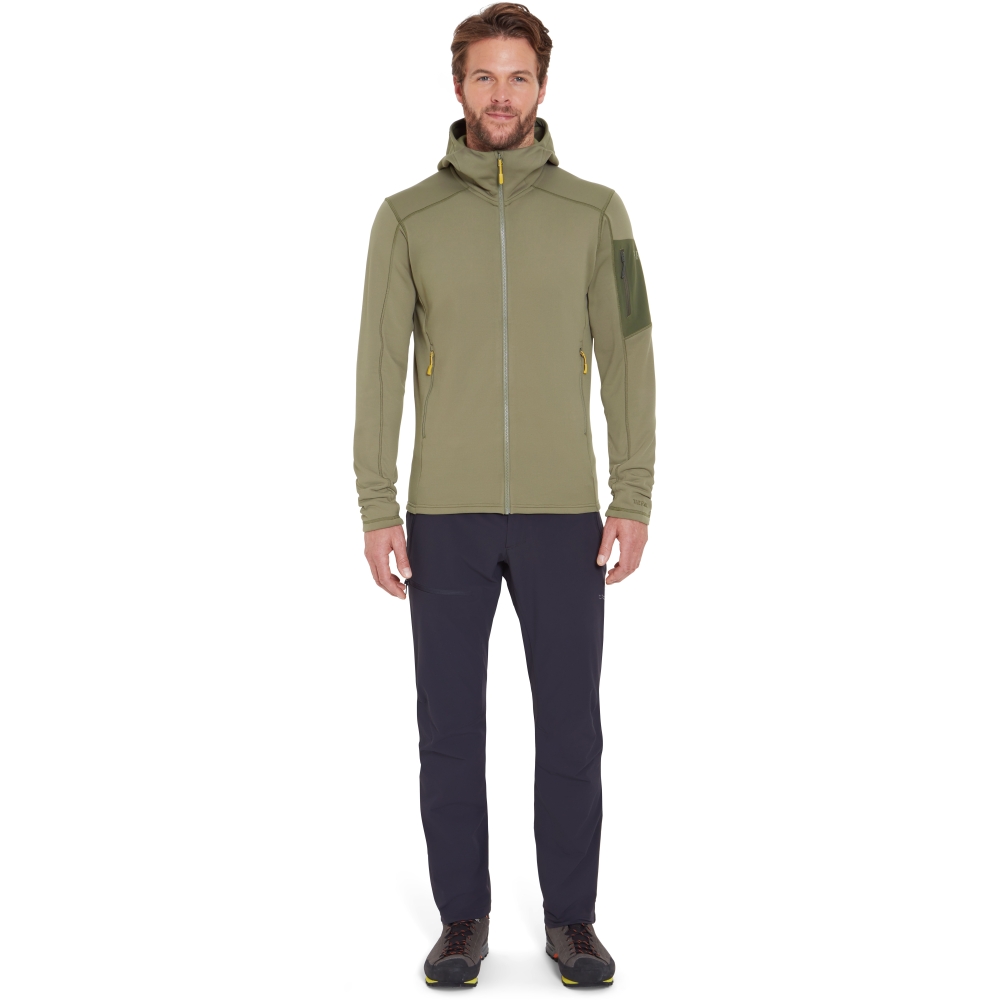 Rab Modulus Hoody Light Khaki QFG-15-LKH fleeces en truien online bestellen bij Kathmandu Outdoor & Travel
