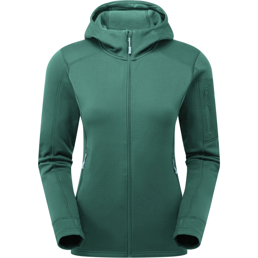Rab Modulus Hoody Women's Eucalyptus QFG-16-EUC fleeces en truien online bestellen bij Kathmandu Outdoor & Travel