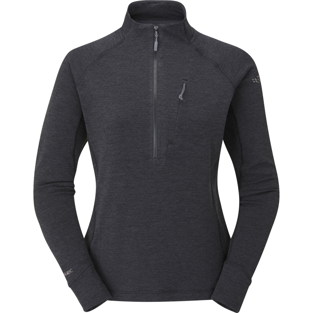 Rab Nexus Pull On Women's Black QFF-75-BLK fleeces en truien online bestellen bij Kathmandu Outdoor & Travel
