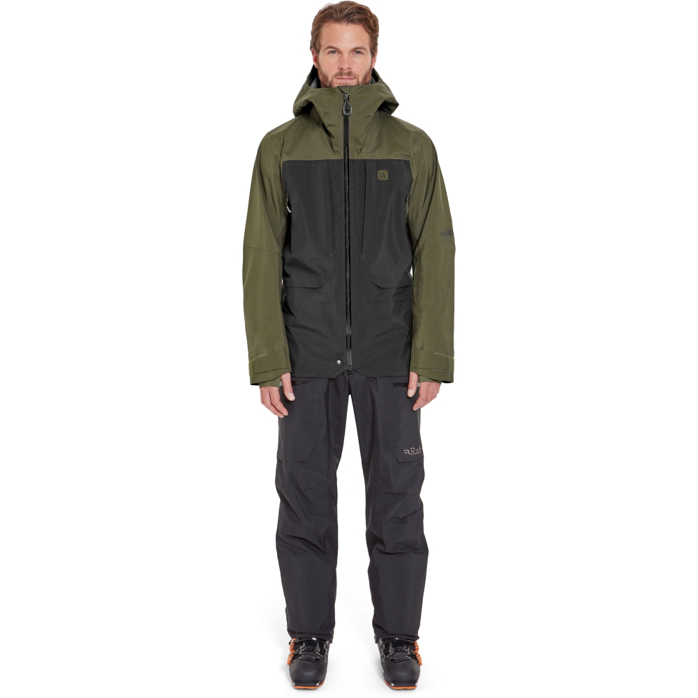 Rab Khroma Converge Jacket Army/Black QFG-27-ABK jassen online bestellen bij Kathmandu Outdoor & Travel