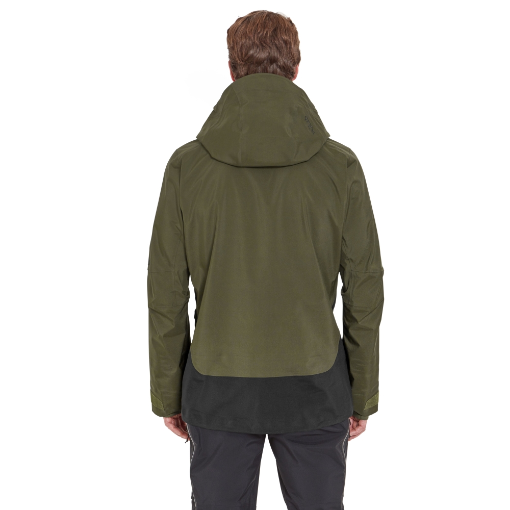 Rab Khroma Converge Jacket Army/Black QFG-27-ABK jassen online bestellen bij Kathmandu Outdoor & Travel