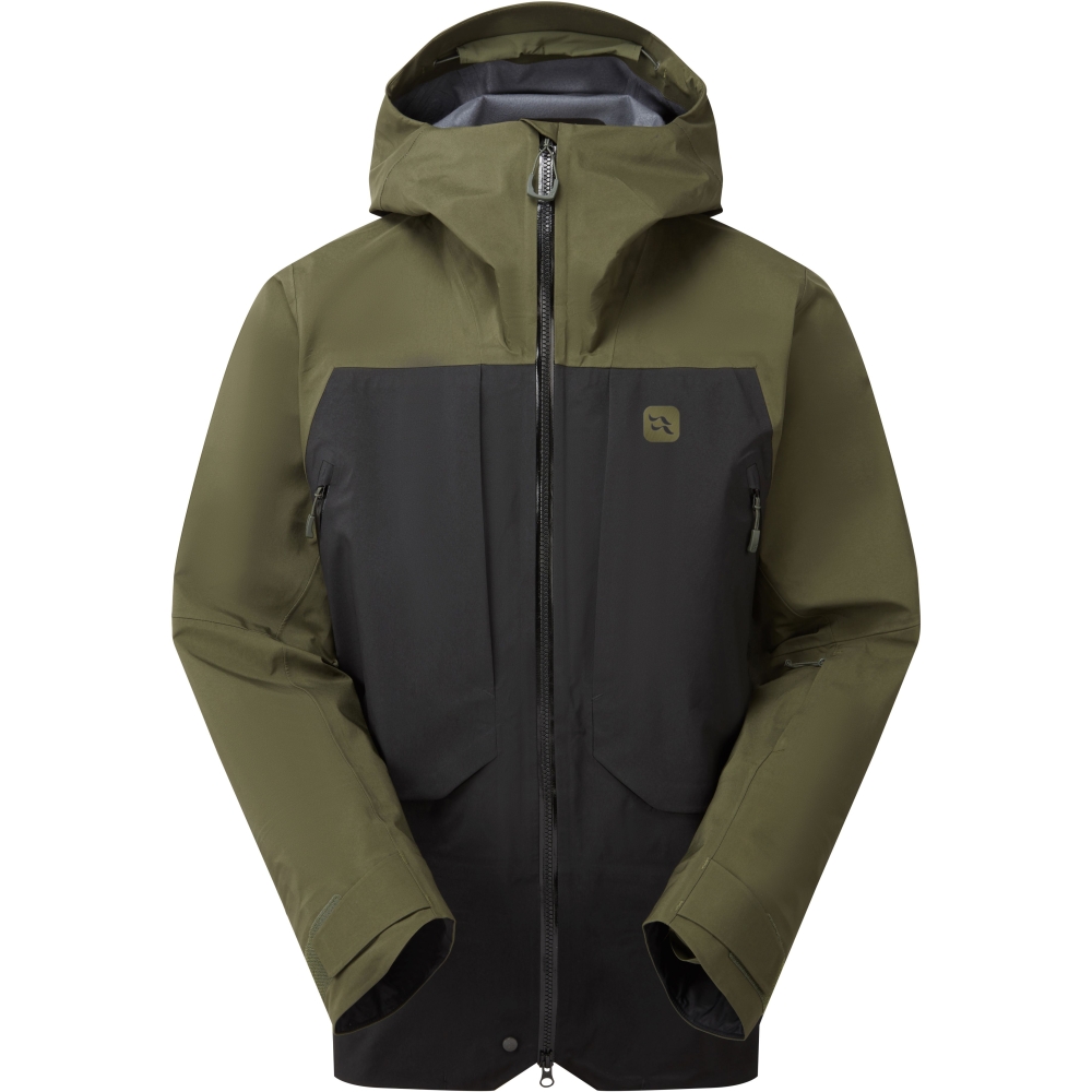 Rab Khroma Converge Jacket Army/Black QFG-27-ABK jassen online bestellen bij Kathmandu Outdoor & Travel