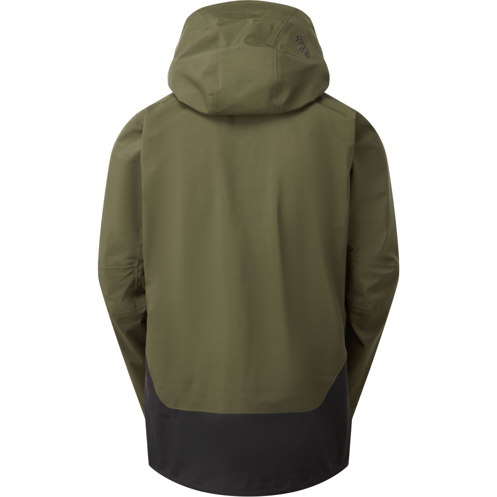 Rab Khroma Converge Jacket Army/Black QFG-27-ABK jassen online bestellen bij Kathmandu Outdoor & Travel