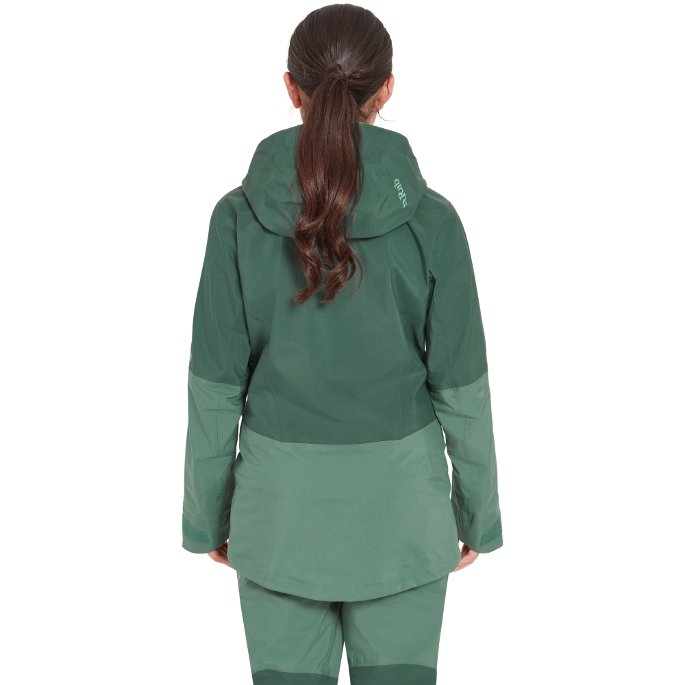 Rab Khroma Converge Jacket Women's Green Slate/Eucalyptus QFG-28-GSE jassen online bestellen bij Kathmandu Outdoor & Travel