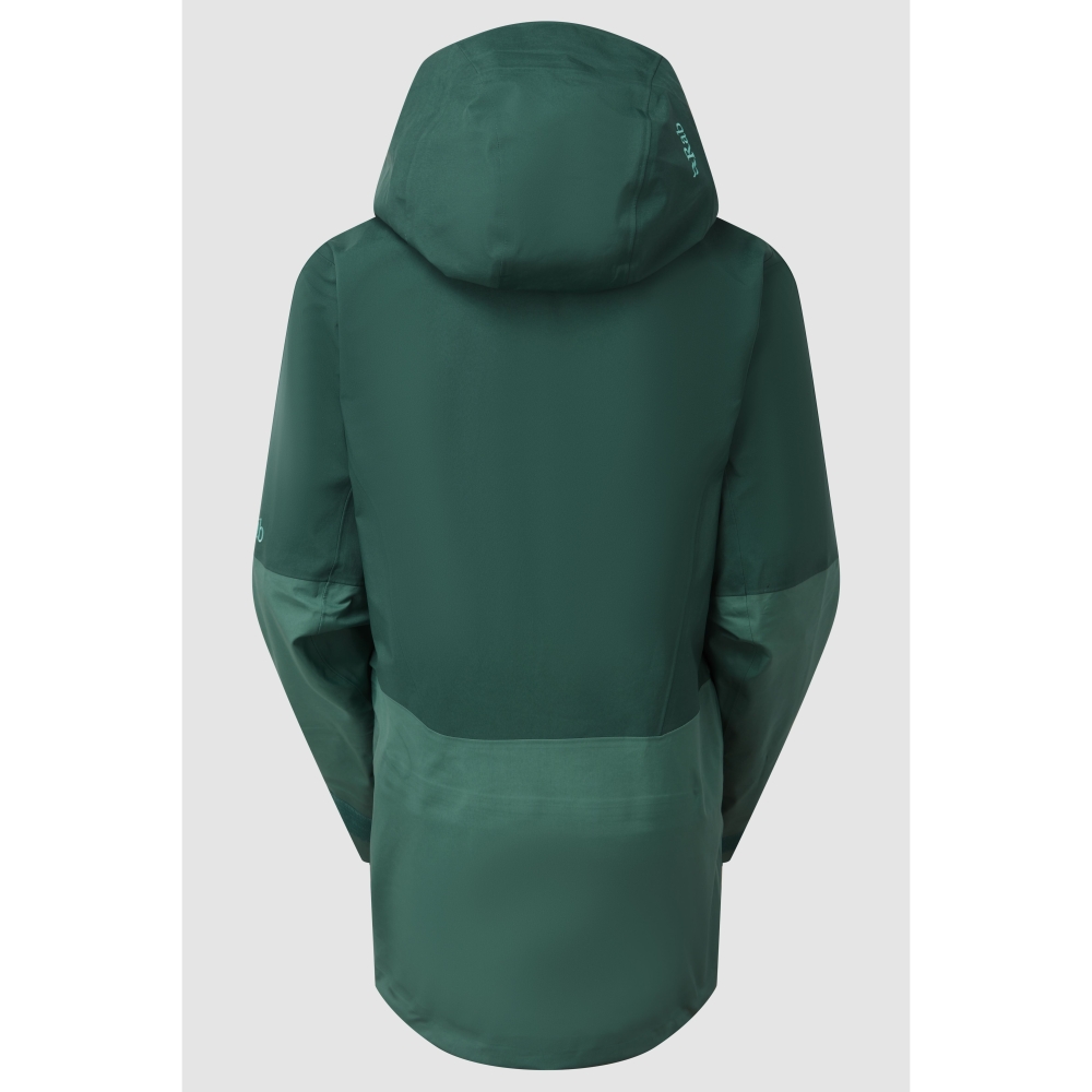 Rab Khroma Converge Jacket Women's Green Slate/Eucalyptus QFG-28-GSE jassen online bestellen bij Kathmandu Outdoor & Travel