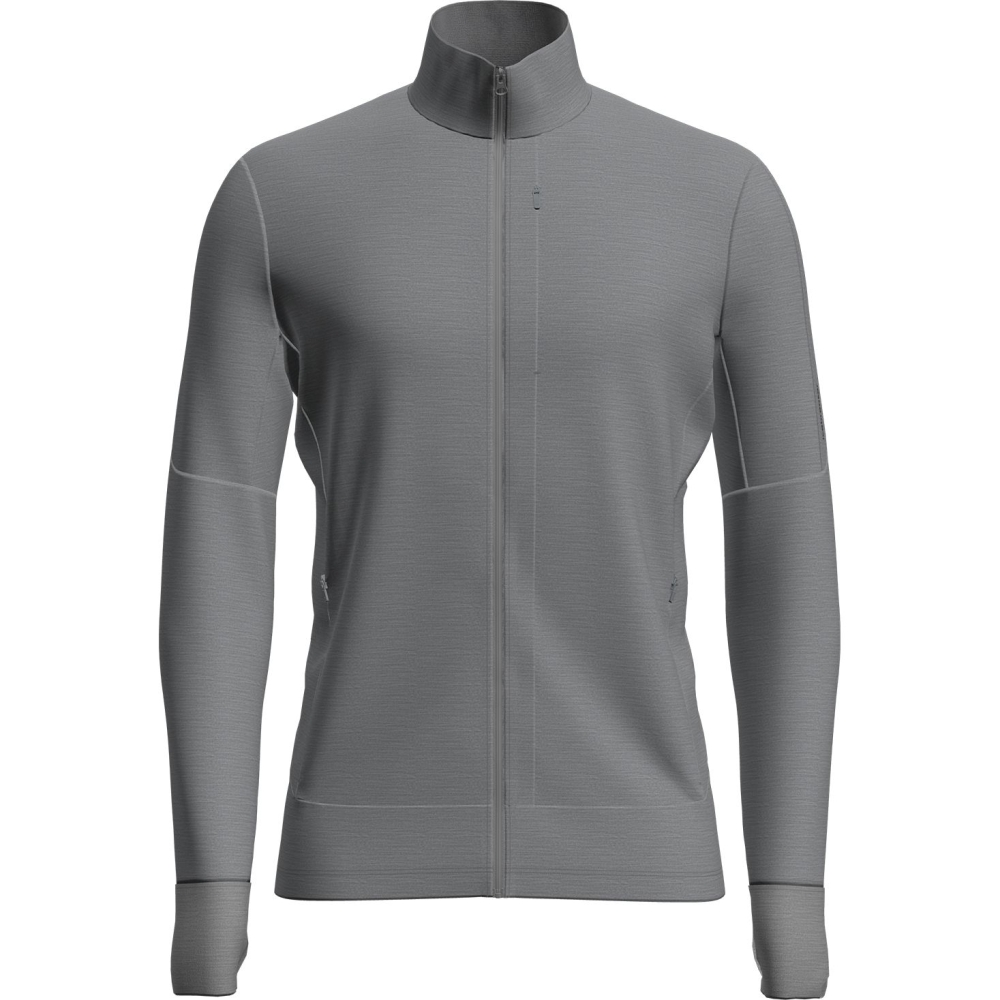 Icebreaker Mer 260 Quantum IV LS Zip Metro Hthr IBBA56W1-0161 fleeces en truien online bestellen bij Kathmandu Outdoor & Travel