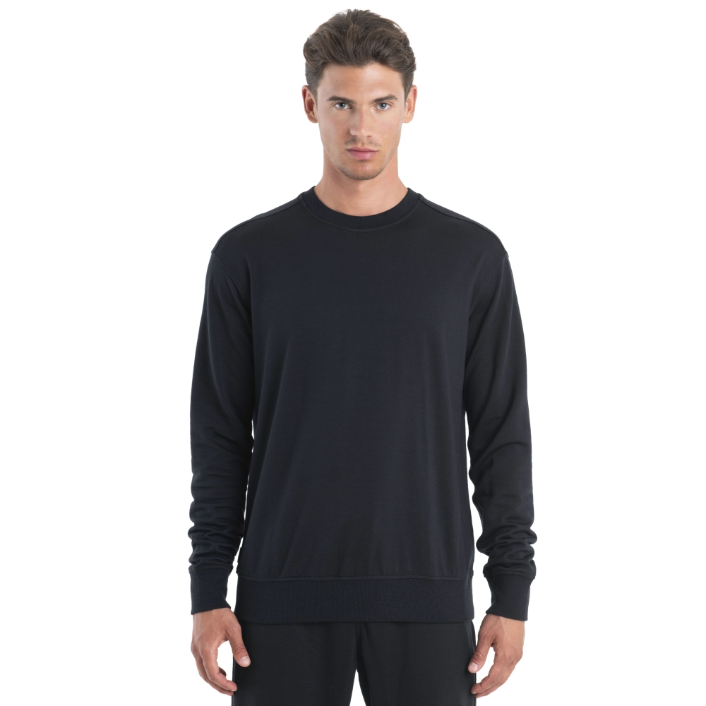 Icebreaker Mer Shifter II LS Sweatshirt  Black IB0A56QV-0011 fleeces en truien online bestellen bij Kathmandu Outdoor & Travel