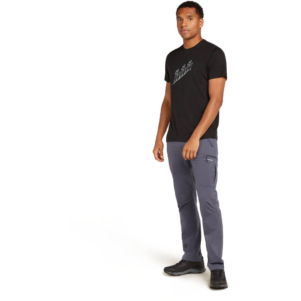 Icebreaker Mer 150 Tech Lite SS T NatSkiTour Black IB0A5731-0011 shirts en tops online bestellen bij Kathmandu Outdoor & Travel