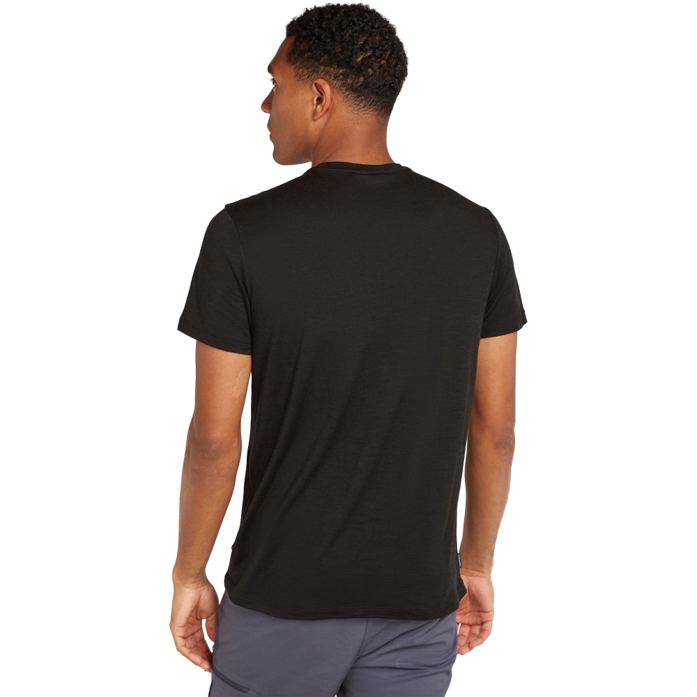 Icebreaker Mer 150 Tech Lite SS T NatSkiTour Black IB0A5731-0011 shirts en tops online bestellen bij Kathmandu Outdoor & Travel