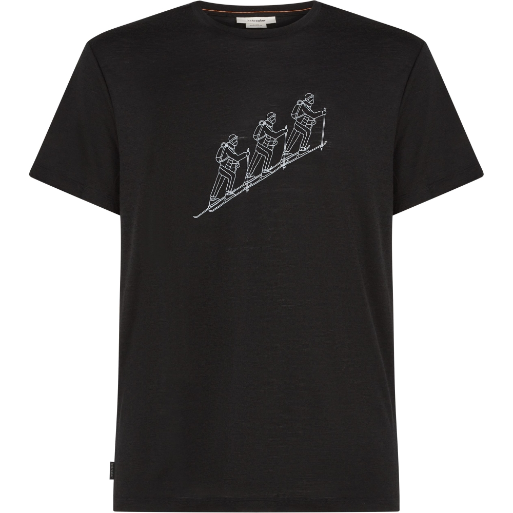 Icebreaker Mer 150 Tech Lite SS T NatSkiTour Black IB0A5731-0011 shirts en tops online bestellen bij Kathmandu Outdoor & Travel