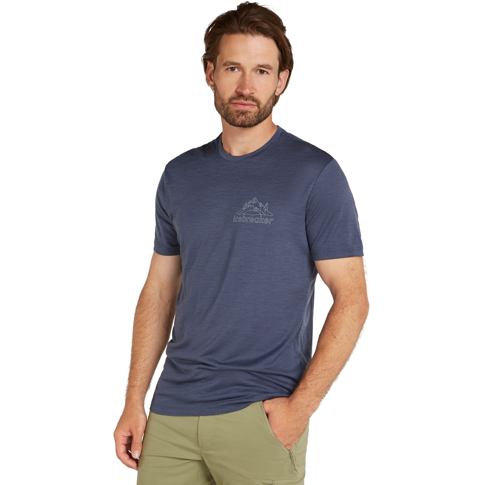 Icebreaker Mer 150 Tech Lite SS T IB BackPack Graphite IB0A572R-8841 shirts en tops online bestellen bij Kathmandu Outdoor & Travel