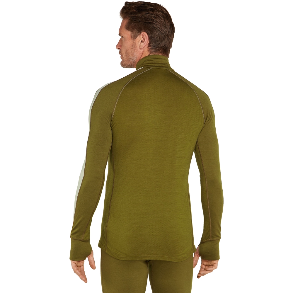 Icebreaker ZoneKnit 260 LS Half Zip Algae/Ashen IBBA56HF-02K1 onderkleding/thermokleding online bestellen bij Kathmandu Outdoor & Travel