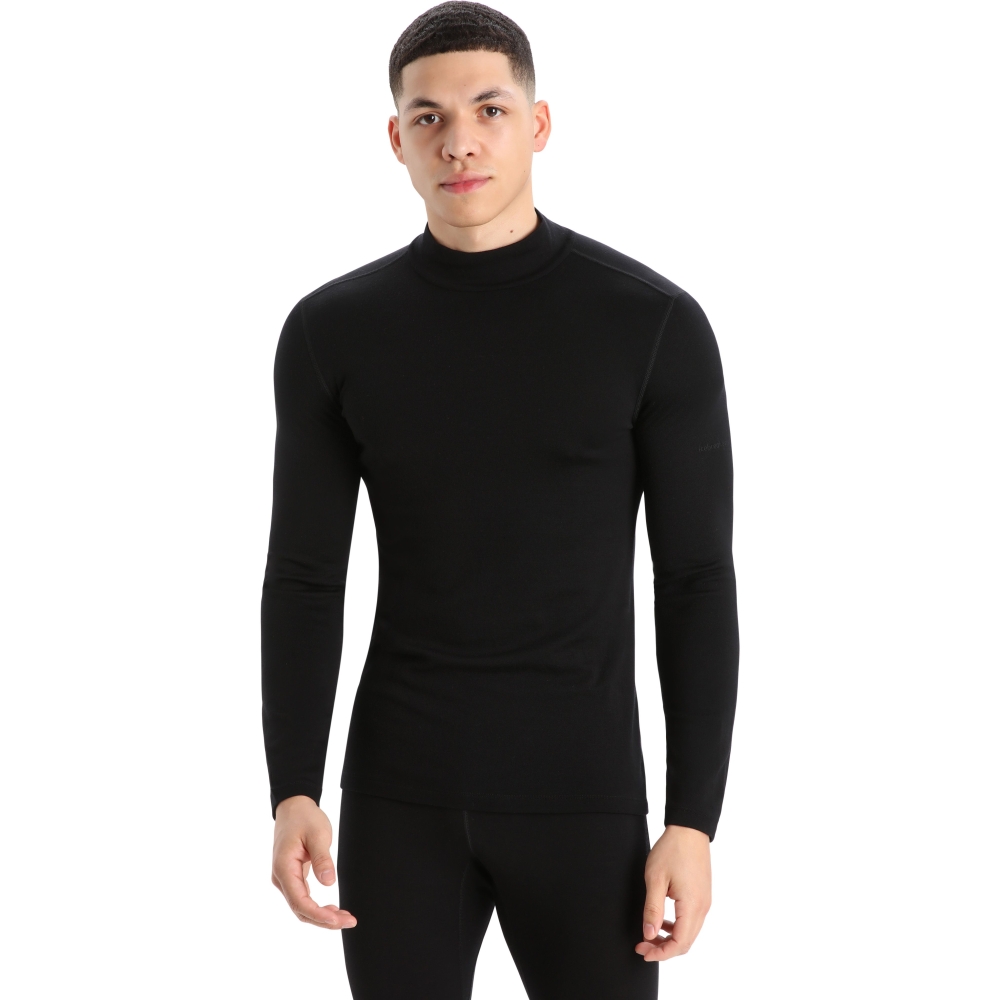 Icebreaker 260 Tech LS Turtleneck  Black IB0A56IE-0011 onderkleding/thermokleding online bestellen bij Kathmandu Outdoor & Travel