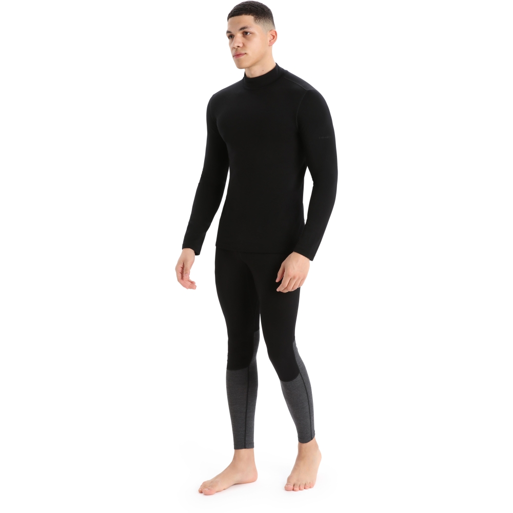 Icebreaker 260 Tech LS Turtleneck  Black IB0A56IE-0011 onderkleding/thermokleding online bestellen bij Kathmandu Outdoor & Travel