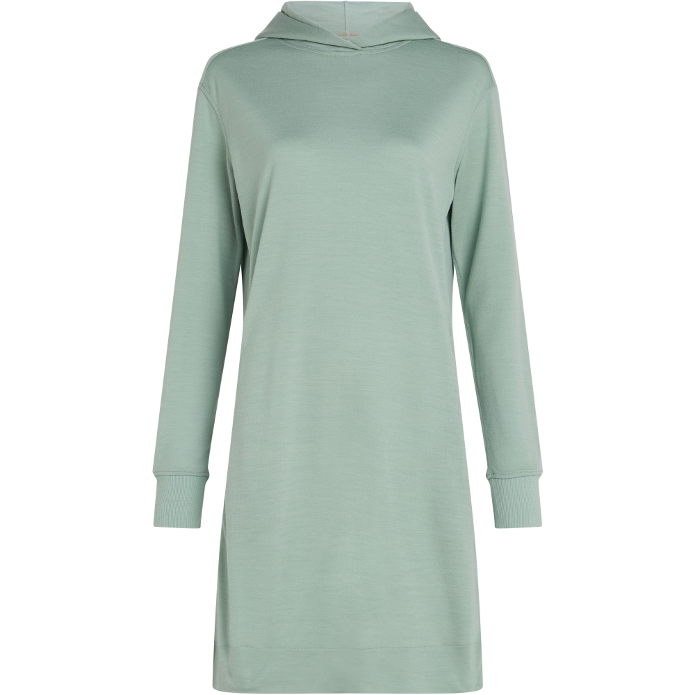 Icebreaker Mer Crush LS Dress Women's Moss IB0A572D-01G1 fleeces en truien online bestellen bij Kathmandu Outdoor & Travel