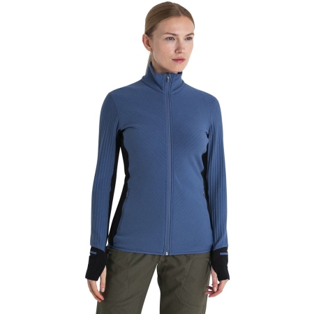 Icebreaker  Descender LS Zip Women's Dawn/Black