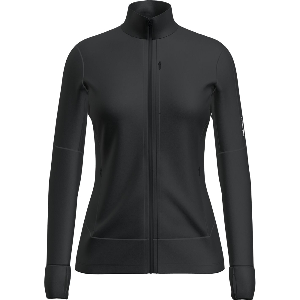 Icebreaker Mer 260 Quantum IV LS Zip Women's Black IBBA56XQ-0011 fleeces en truien online bestellen bij Kathmandu Outdoor & Travel