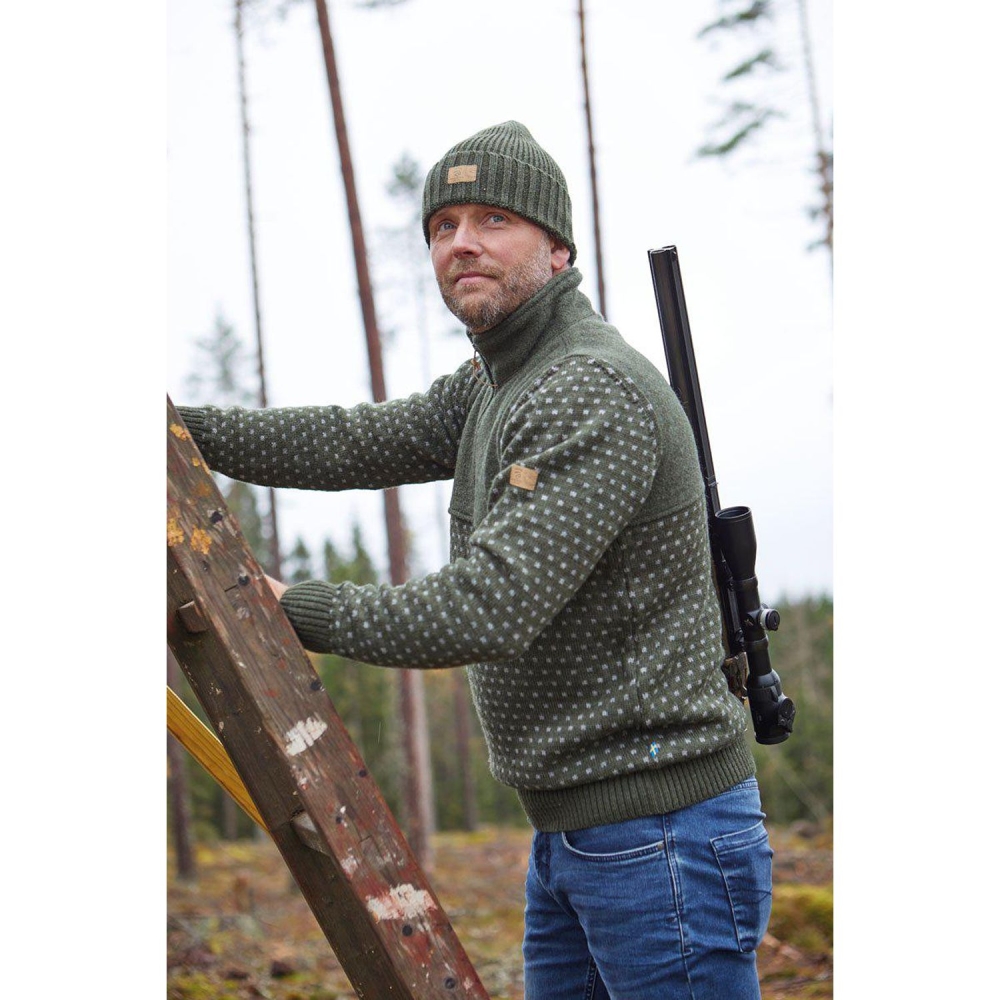 Ivanhoe Sverre half zip Loden Green 2100498-075 fleeces en truien online bestellen bij Kathmandu Outdoor & Travel