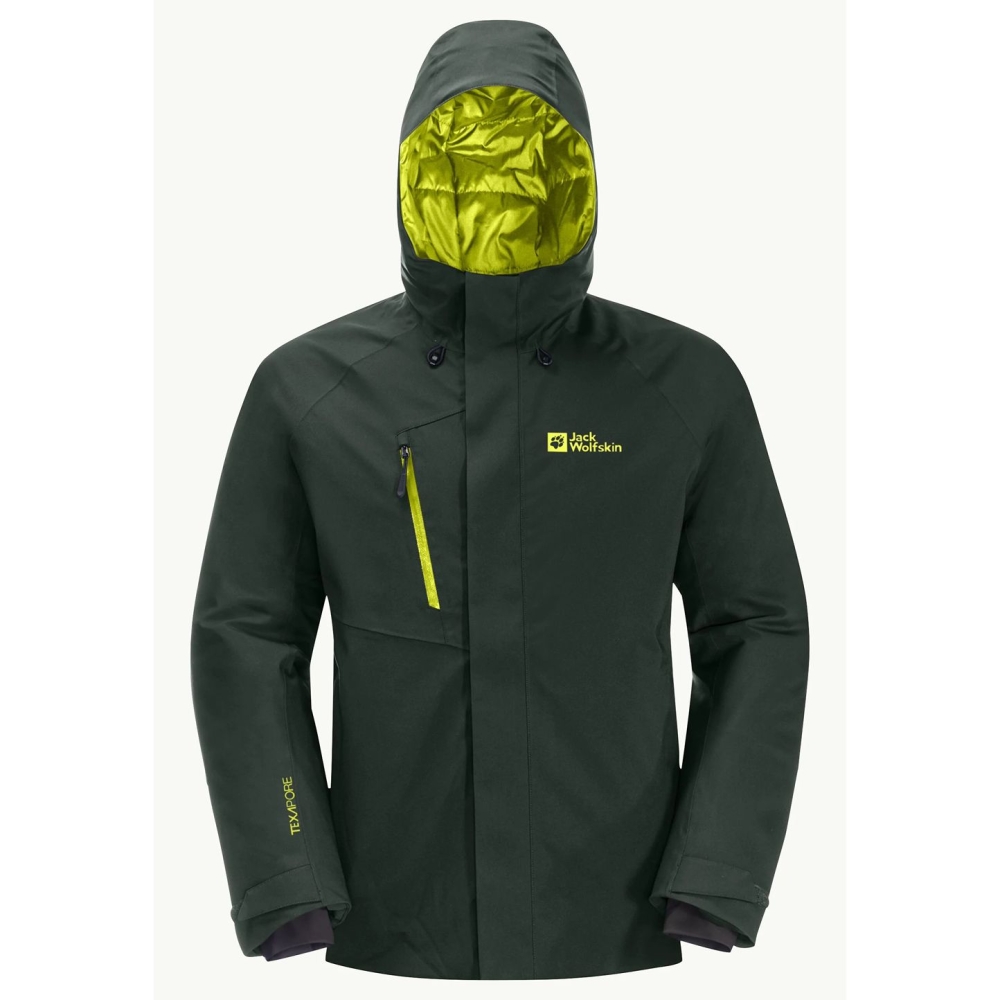 Jack Wolfskin Troposphere Ins Jkt black olive / firefly 1115321-T0138 jassen online bestellen bij Kathmandu Outdoor & Travel