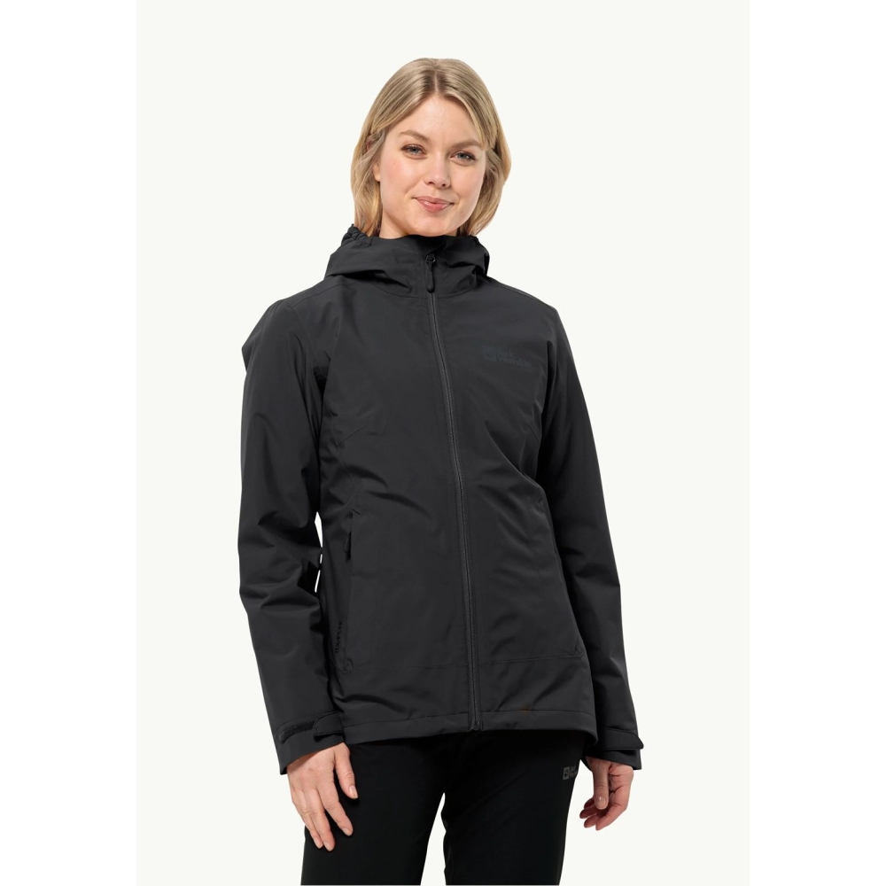 Jack Wolfskin Moonrise 3in1 Jkt Women's black 1115621-6000 jassen online bestellen bij Kathmandu Outdoor & Travel