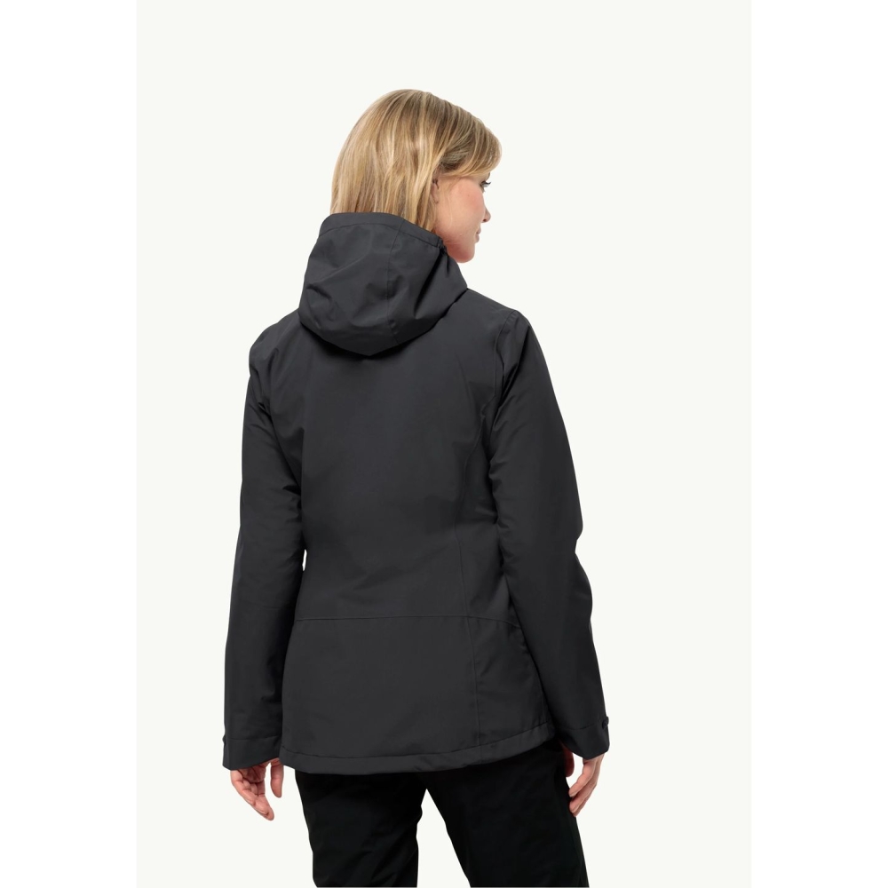 Jack Wolfskin Moonrise 3in1 Jkt Women's black 1115621-6000 jassen online bestellen bij Kathmandu Outdoor & Travel