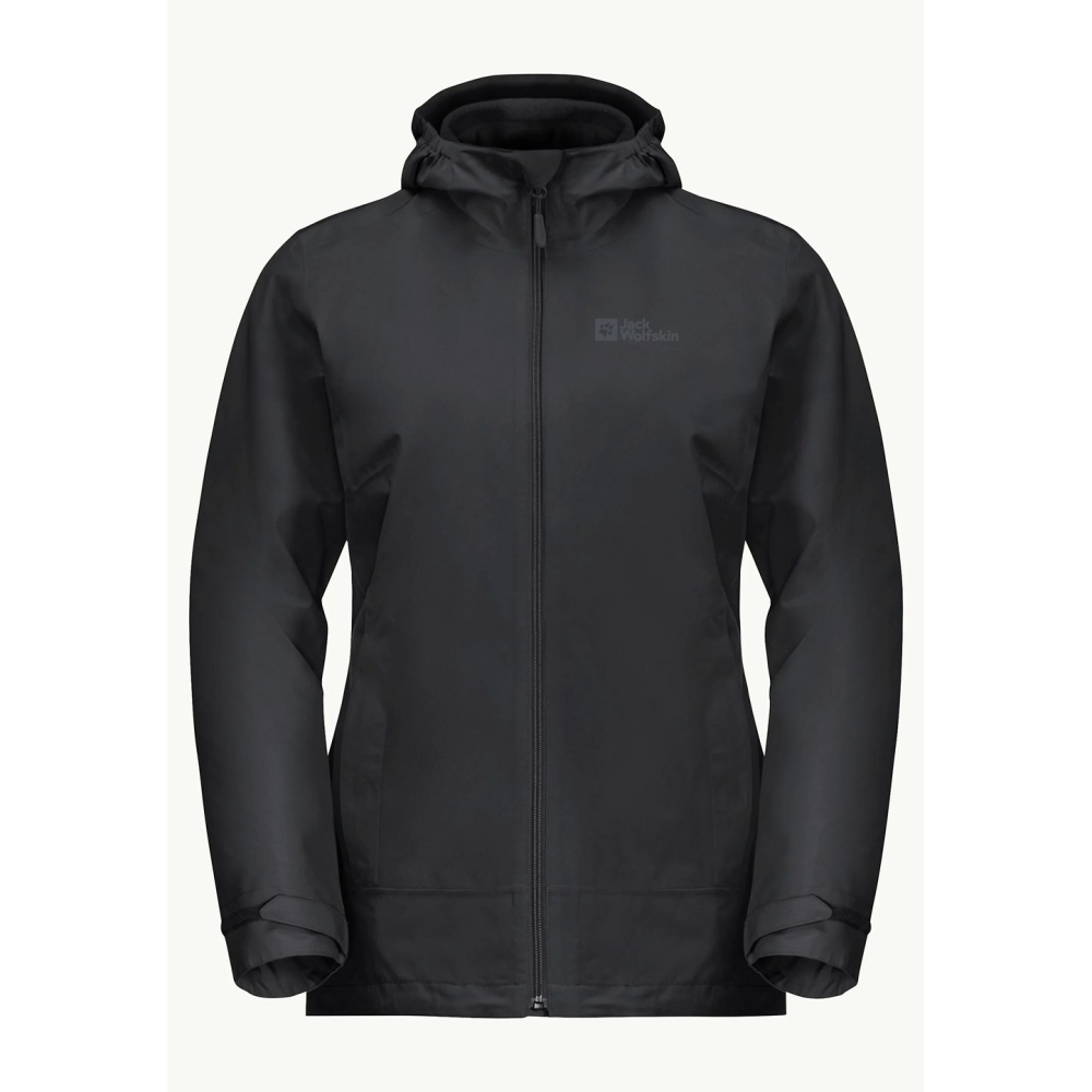 Jack Wolfskin Moonrise 3in1 Jkt Women's black 1115621-6000 jassen online bestellen bij Kathmandu Outdoor & Travel