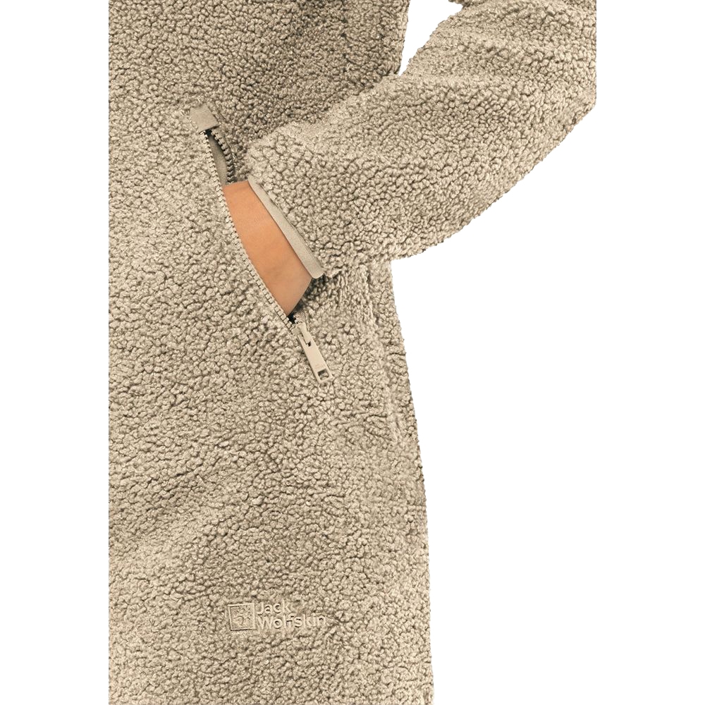 Jack Wolfskin High Curl Coat Women's anis 1708722-A0030 fleeces en truien online bestellen bij Kathmandu Outdoor & Travel