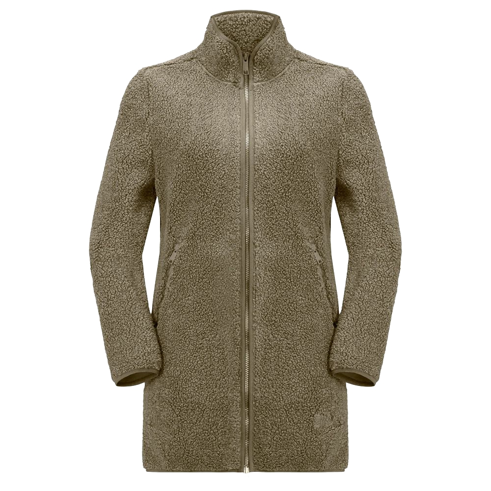 Jack Wolfskin High Curl Coat Women's anis 1708722-A0030 fleeces en truien online bestellen bij Kathmandu Outdoor & Travel