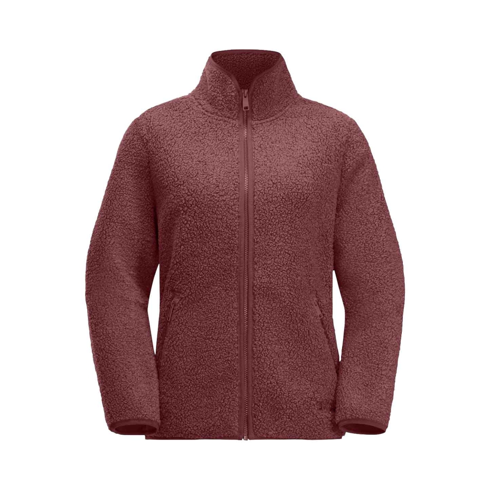 Jack Wolfskin High Curl Jacket Women's red coral 1708732-J0125 fleeces en truien online bestellen bij Kathmandu Outdoor & Travel