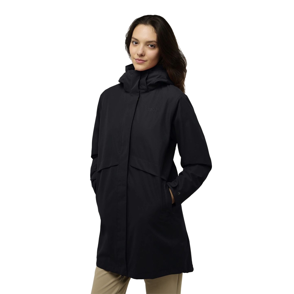 Jack Wolfskin Baylight 3in1 Coat Women's black A60014-6000 jassen online bestellen bij Kathmandu Outdoor & Travel