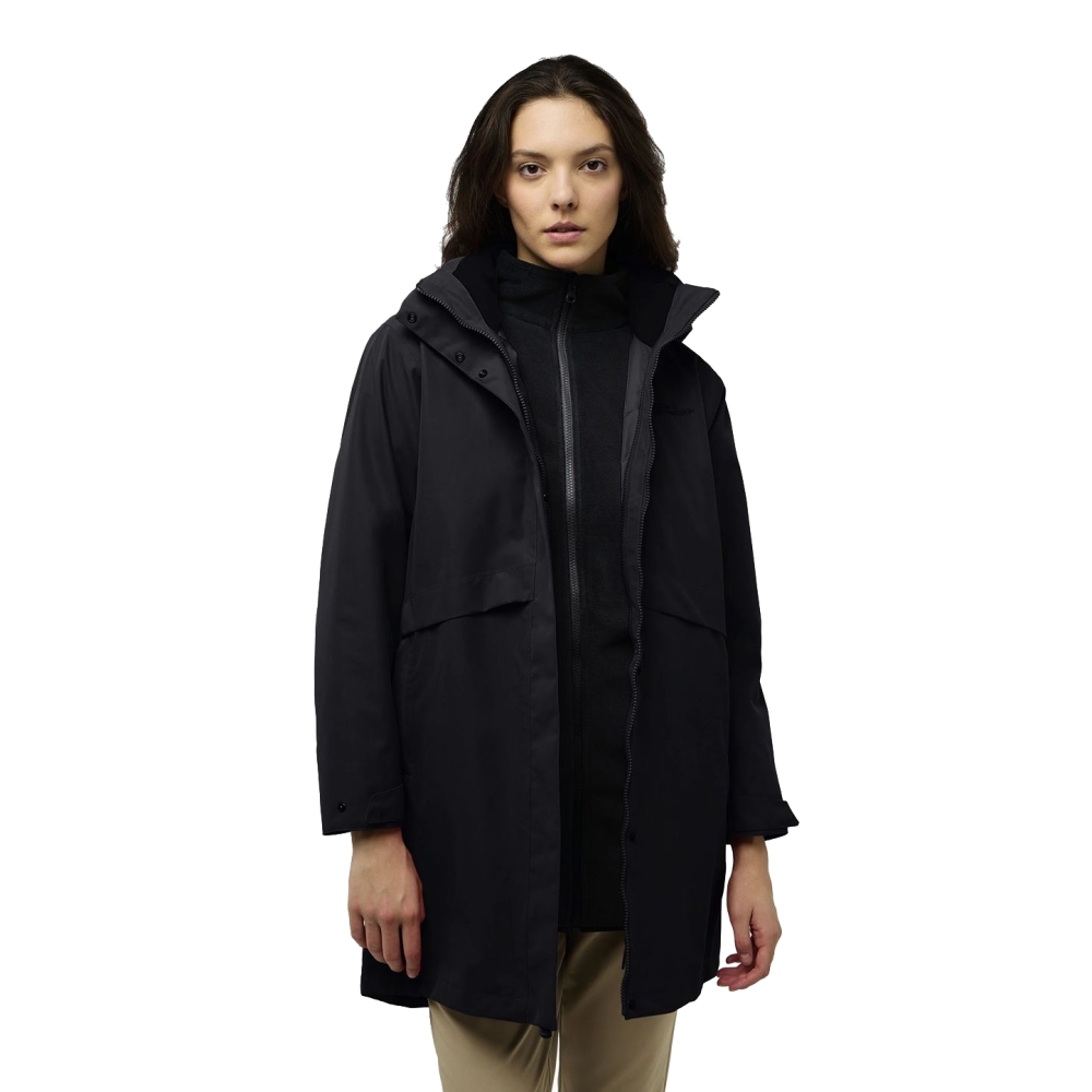 Jack Wolfskin Baylight 3in1 Coat Women's black A60014-6000 jassen online bestellen bij Kathmandu Outdoor & Travel