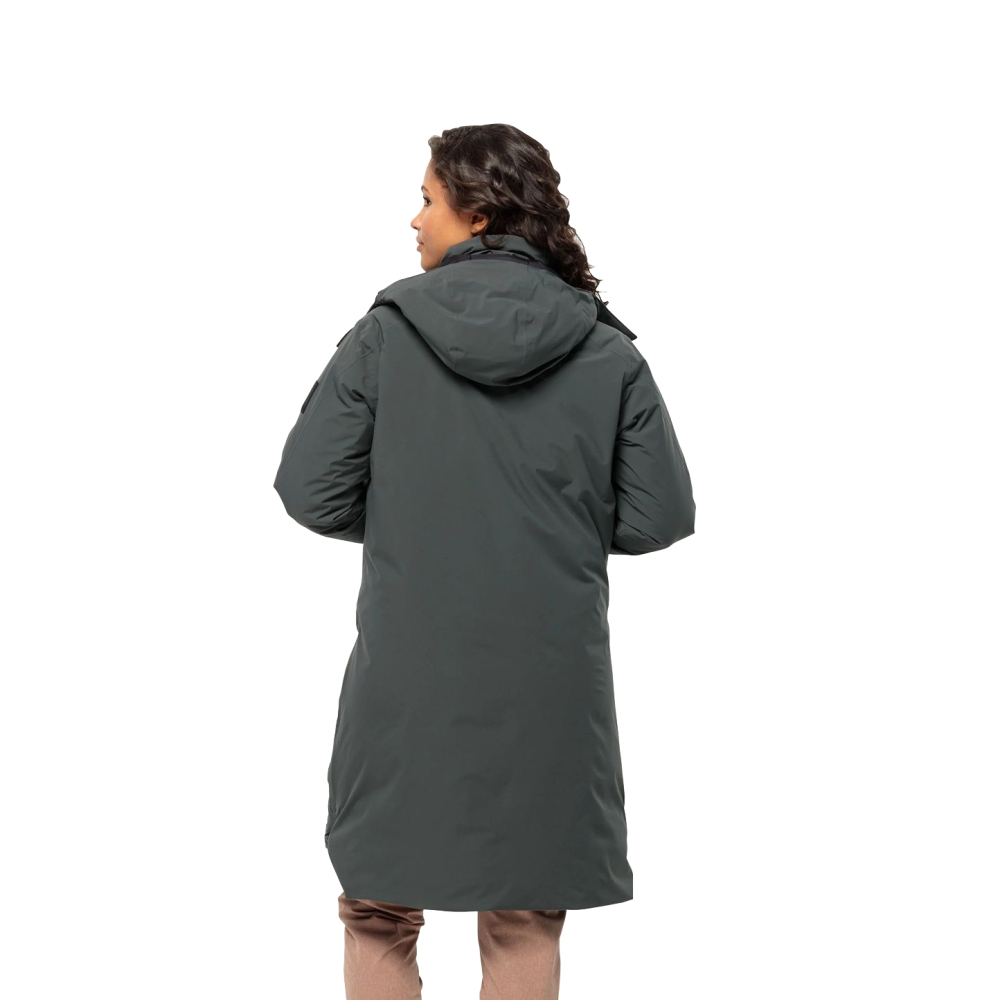 Jack Wolfskin Luisenplatz Coat Women's slate green 1116121-4136 jassen online bestellen bij Kathmandu Outdoor & Travel