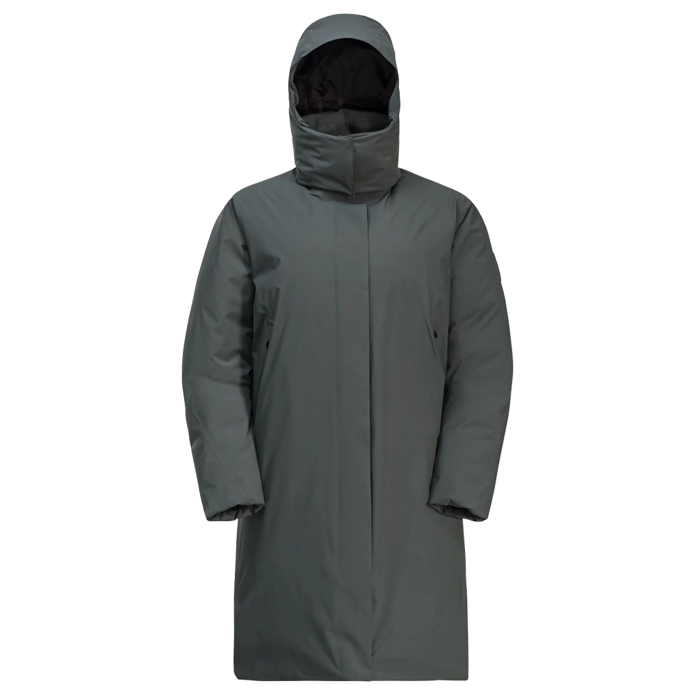 Jack Wolfskin Luisenplatz Coat Women's slate green 1116121-4136 jassen online bestellen bij Kathmandu Outdoor & Travel