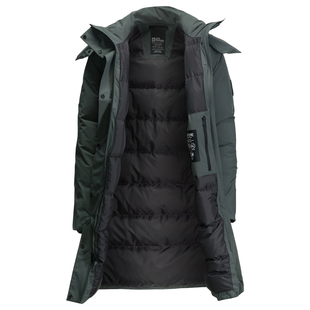 Jack Wolfskin Luisenplatz Coat Women's slate green 1116121-4136 jassen online bestellen bij Kathmandu Outdoor & Travel