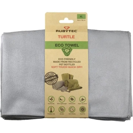 Rubytec  Turtle Eco Towel Grey XL Grey
