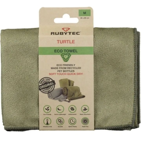 Rubytec  Turtle Eco Towel Green M Green