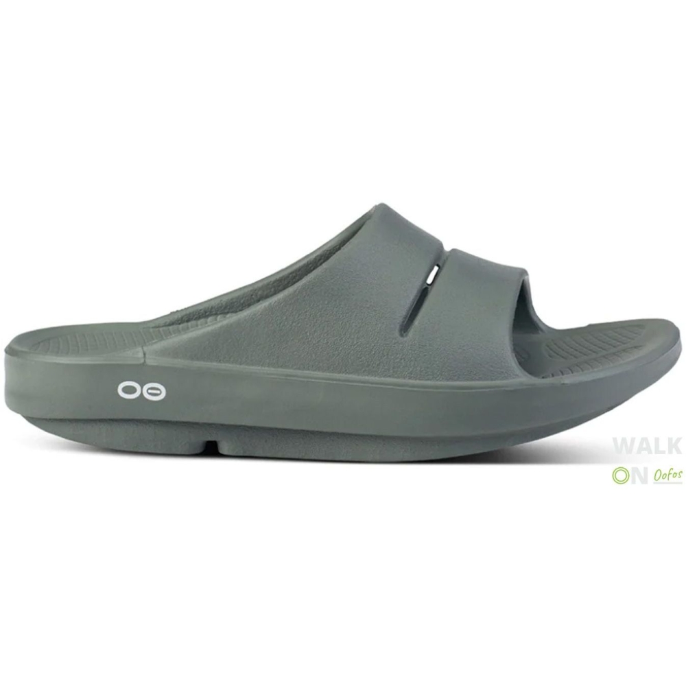 Oofos OOahh Olive Drab 1100-OLIVD slippers online bestellen bij Kathmandu Outdoor & Travel