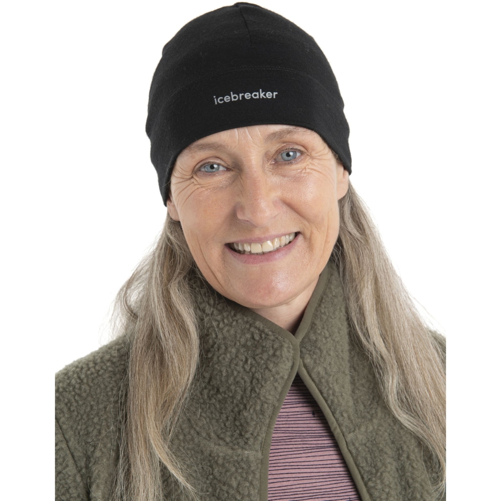 Icebreaker Mer 200 Oasis Beanie Black IB0A56SH-0011 kleding accessoires online bestellen bij Kathmandu Outdoor & Travel
