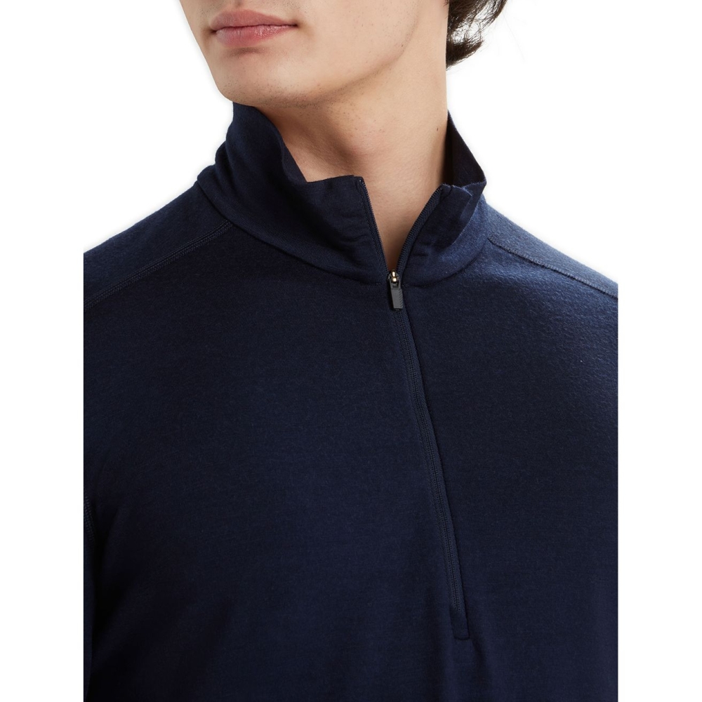 Icebreaker 200 Oasis LS Half Zip Midnight Navy IBB04367-4011 onderkleding/thermokleding online bestellen bij Kathmandu Outdoor & Travel