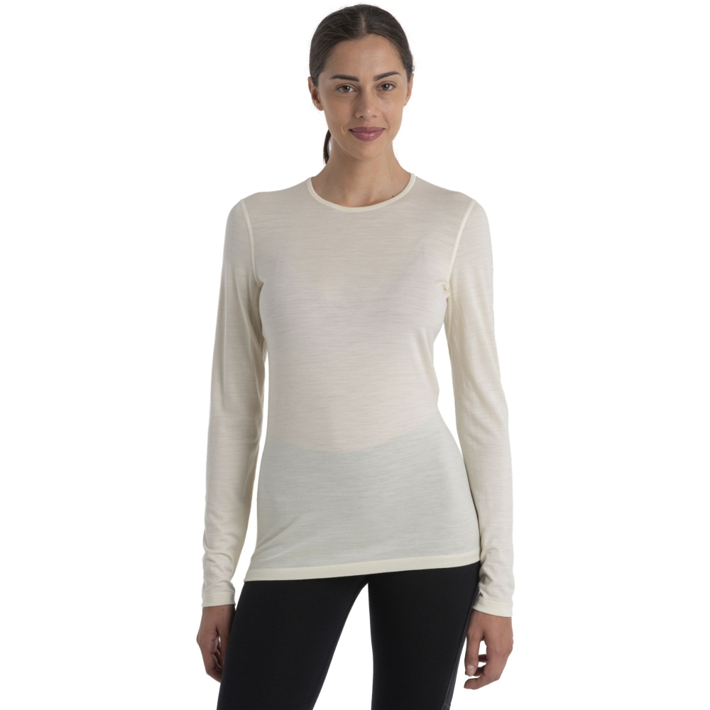 Icebreaker 200 Oasis LS Crewe Women's Undyed IB104375-0001 onderkleding/thermokleding online bestellen bij Kathmandu Outdoor & Travel