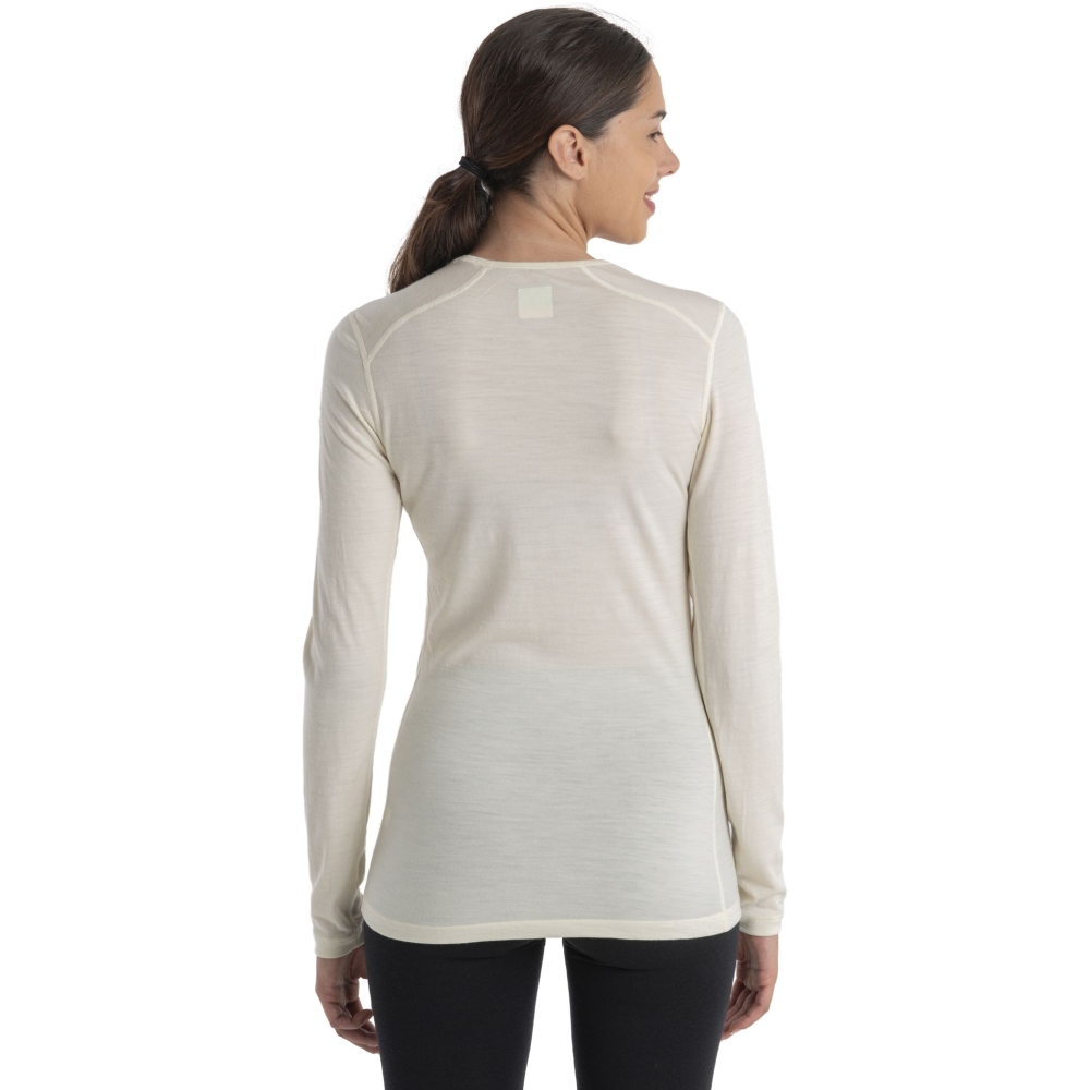 Icebreaker 200 Oasis LS Crewe Women's Undyed IB104375-0001 onderkleding/thermokleding online bestellen bij Kathmandu Outdoor & Travel