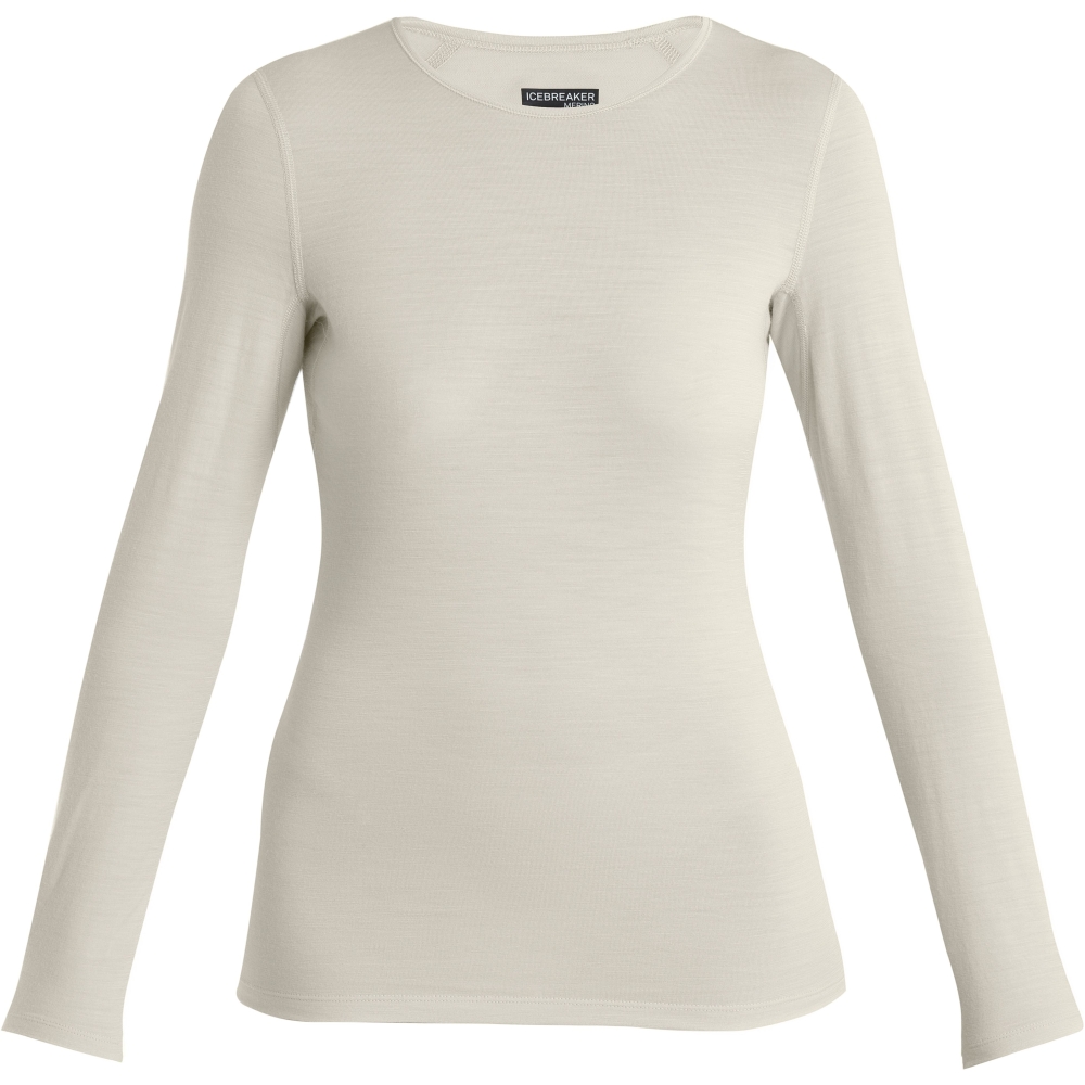 Icebreaker 200 Oasis LS Crewe Women's Undyed IB104375-0001 onderkleding/thermokleding online bestellen bij Kathmandu Outdoor & Travel