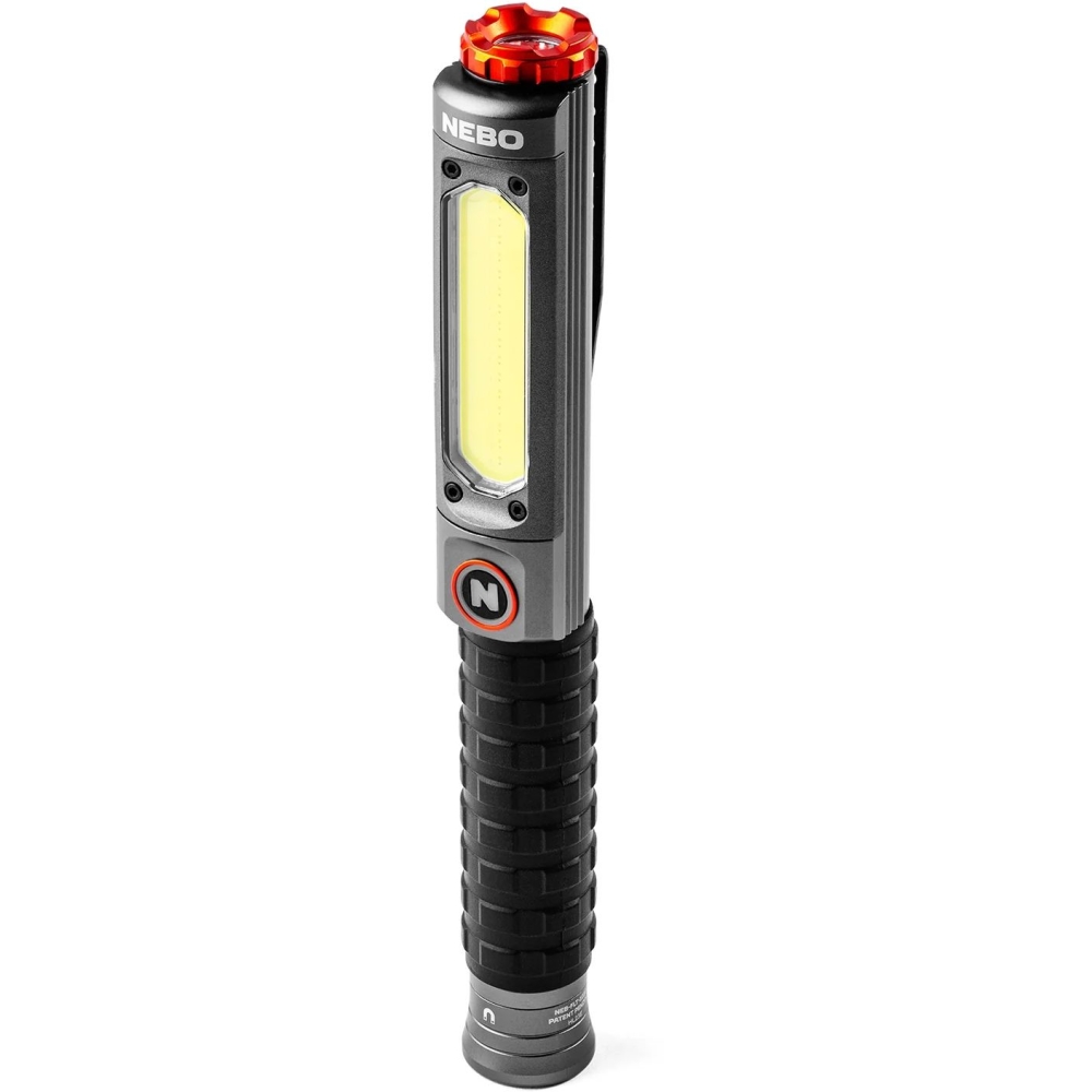Nebo Big Larry Pro+ Oplaadbaar Grijs NEB-FLT-1033-G verlichting online bestellen bij Kathmandu Outdoor & Travel